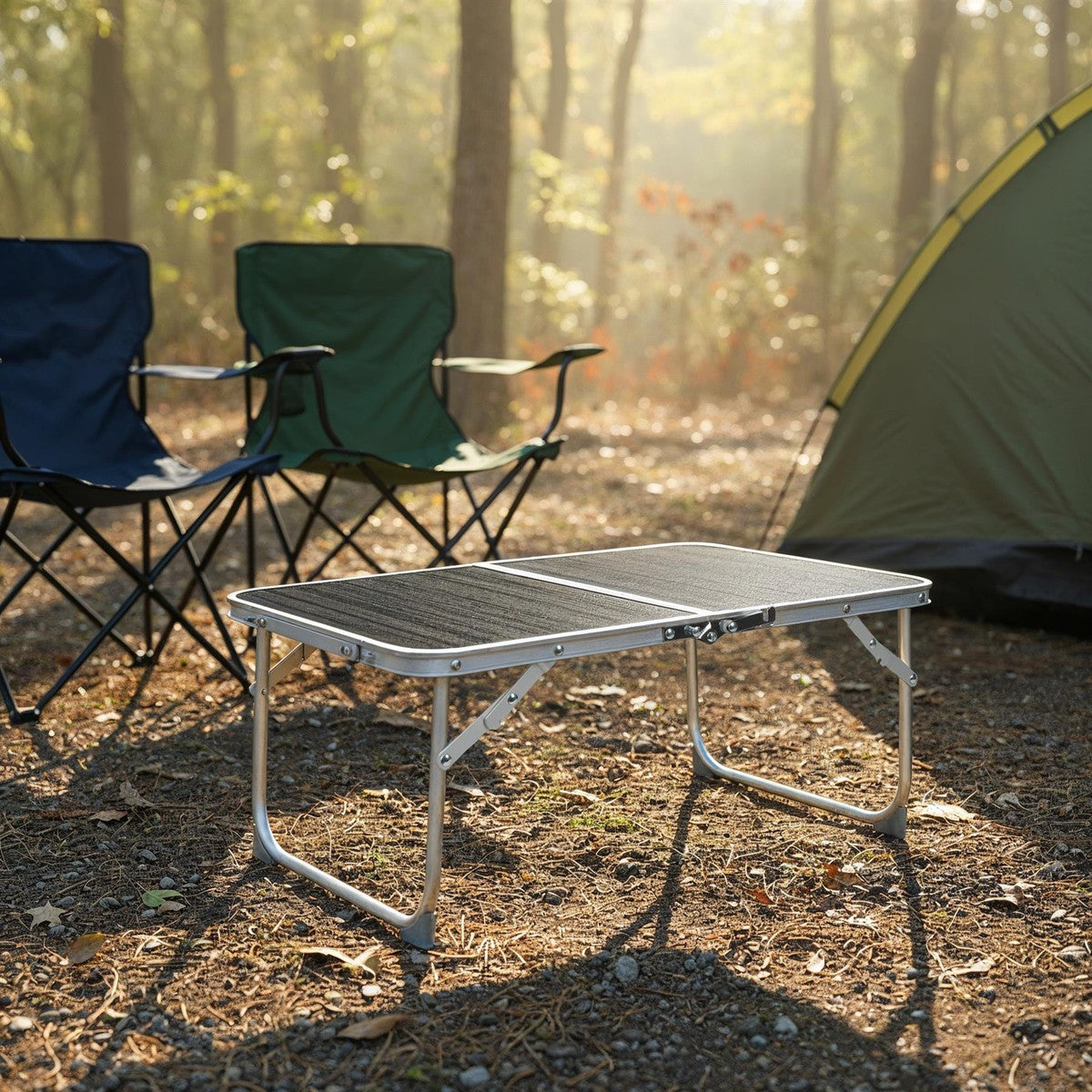 Leisurewize Folding Low Camping Table Lightweight Compact Outdoor 60x40x25.5CM