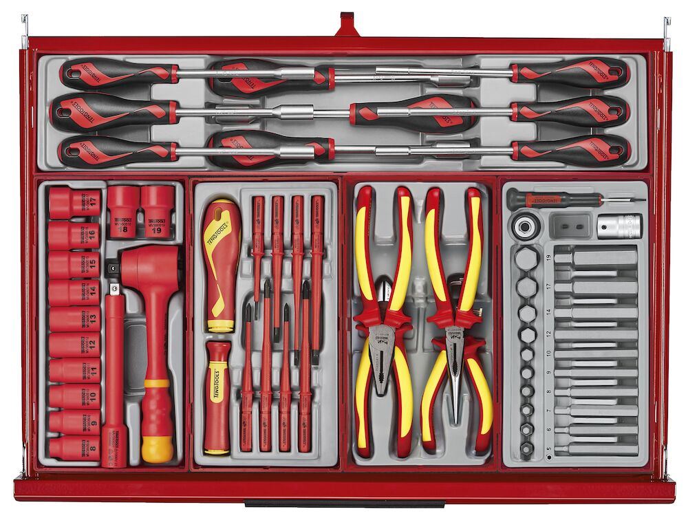 Teng Tools 53" PRO35™ Monster stack tool kit 1295 pieces red