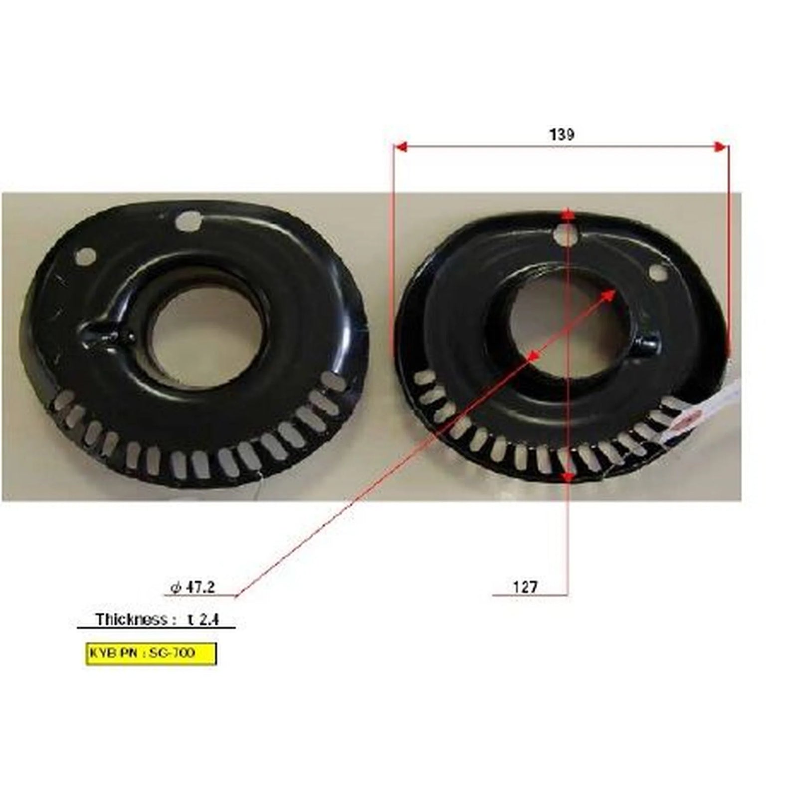 KYB Front Supension Coil Spring Seat SG-700