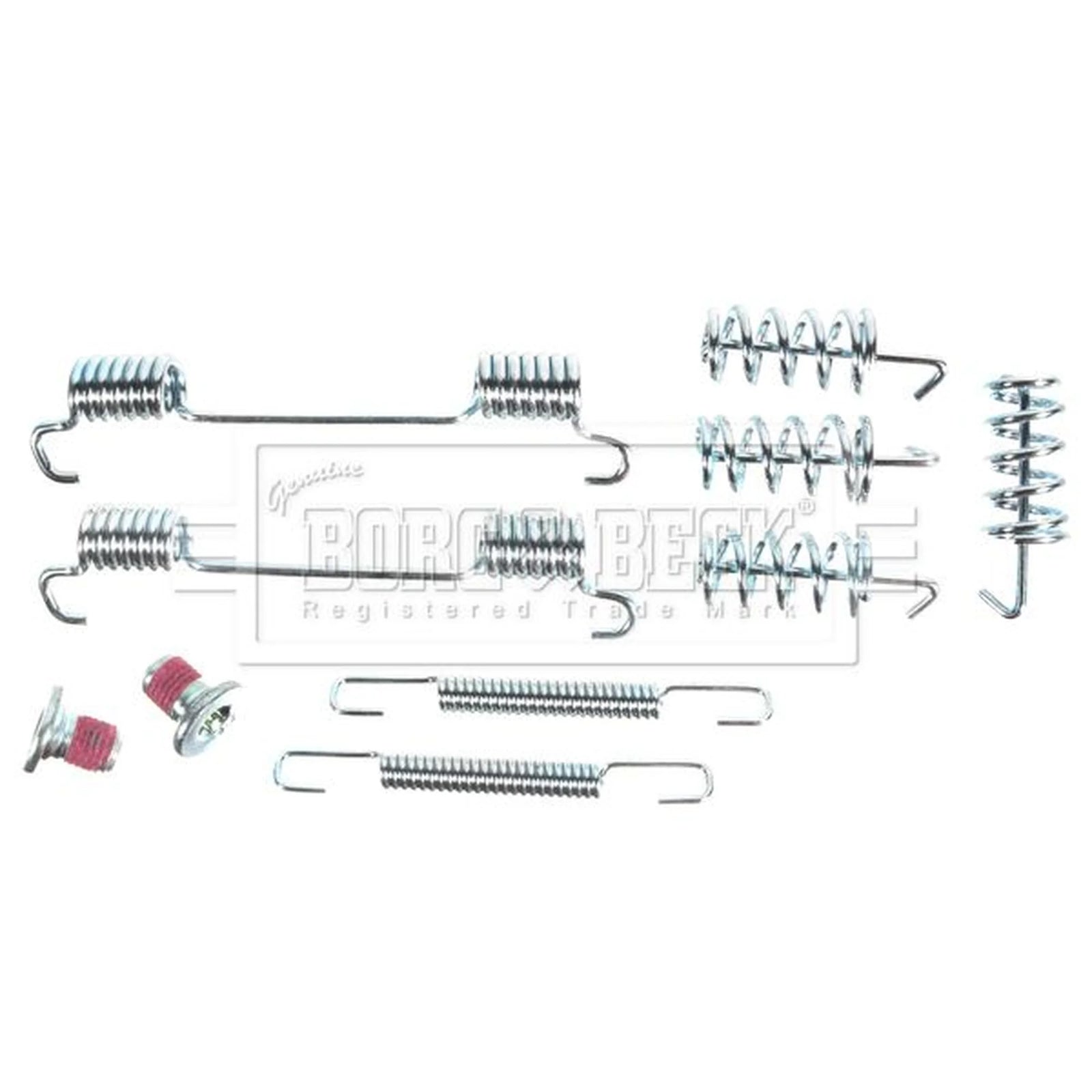 Borg & Beck Parking Brake Shoe Accessory Kit Rear BBK6284