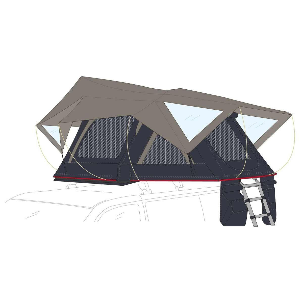Fiamma Moonlight 180 Roof Tent  3 Person 180 (08891-01-)