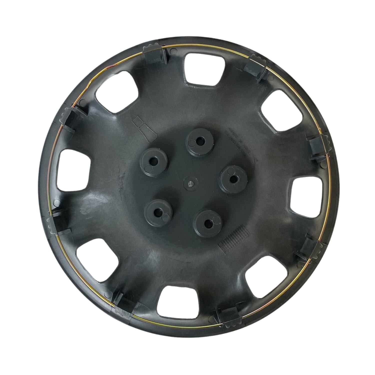 Milenco White Wheel Trims – 14" – Caravan/Trailer Steel Wheels – Set of 4
