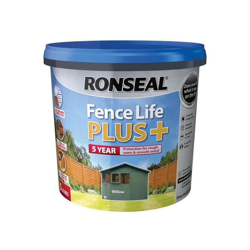 Ronseal Fence Life Plus+ Willow 5 litre