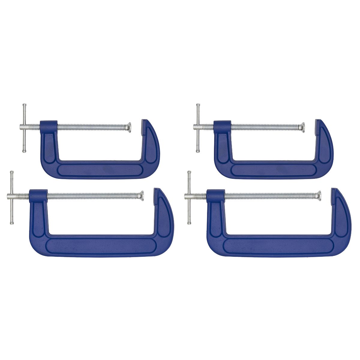 Sealey G-Clamp Set 150mm & 200mm 4pc AK6006SET