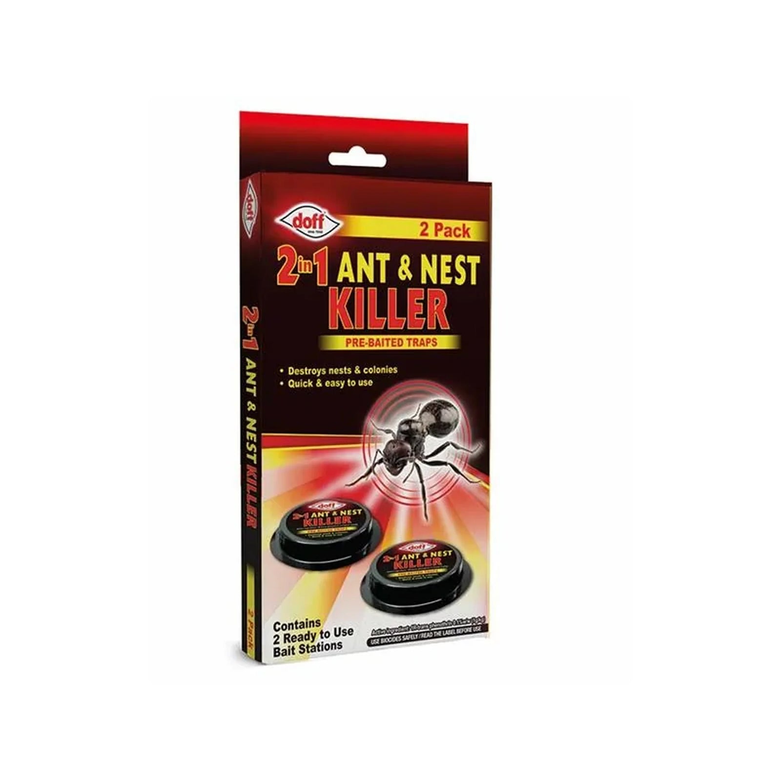 Doff 2 In 1 Ant & Nest Killer Bait Station x 2 - DP1090
