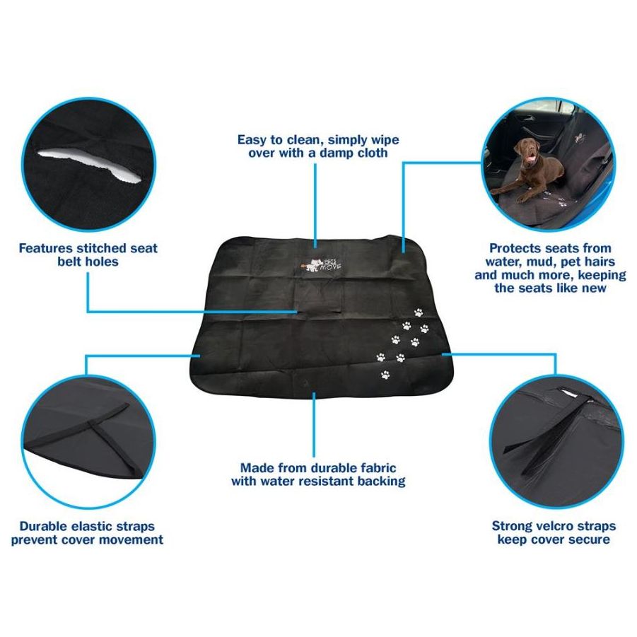 Streetwize Waterproof Car Rear Back Seat Protector