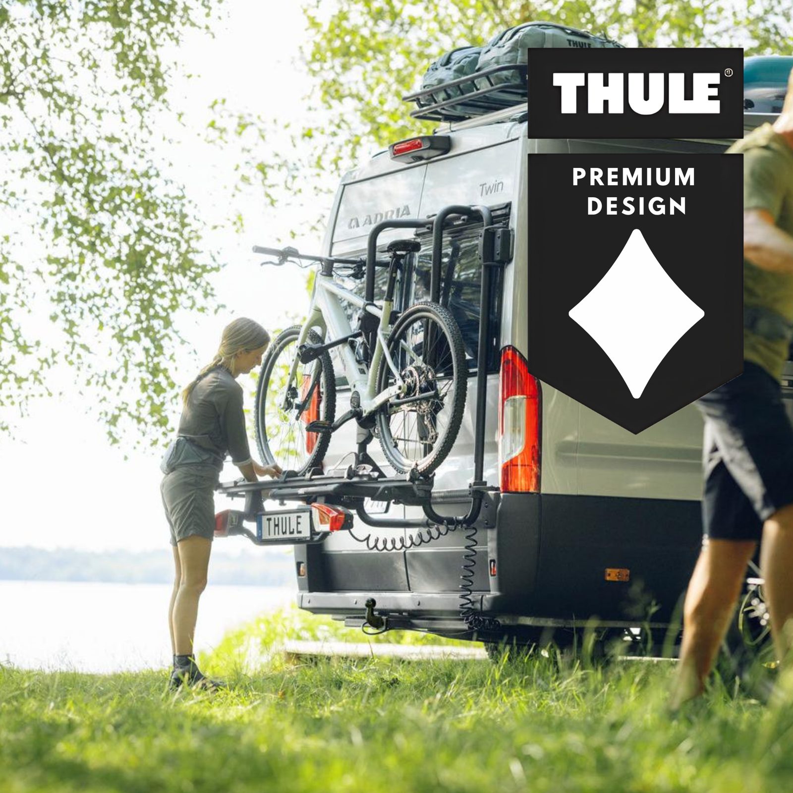 Thule FLAT ADAPTOR FOR WALL INSTALLATION - FIXING KIT INC.FLAT ADAPTOR SET -