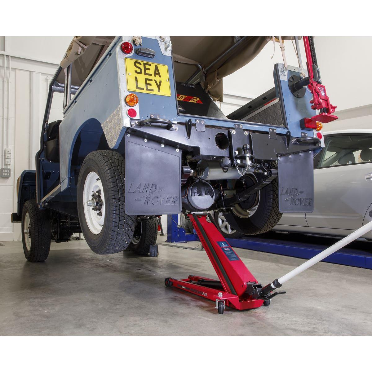 Sealey High Lift Low Profile Trolley Jack 2 Tonne 2200HL