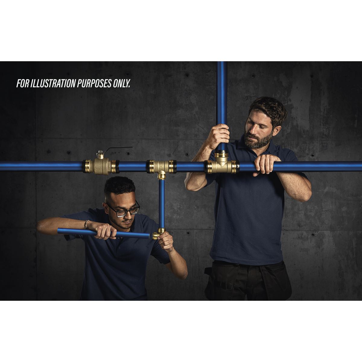 Sealey Sharkbiteï 12m 2-Drop Air Supply System Kit SBAKIT2