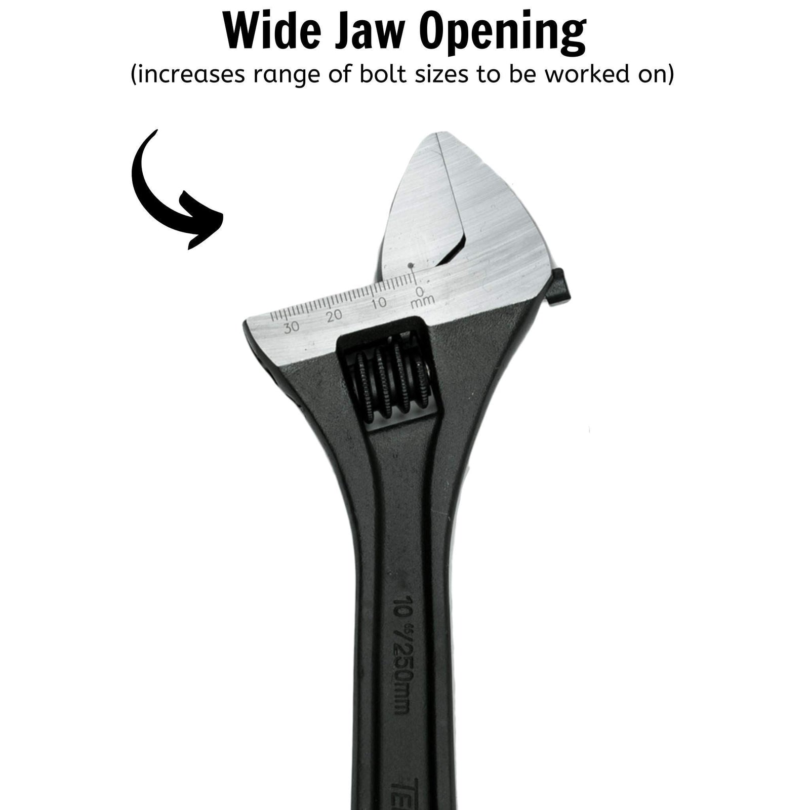 Teng Tools Adjustable Wrench 250mm