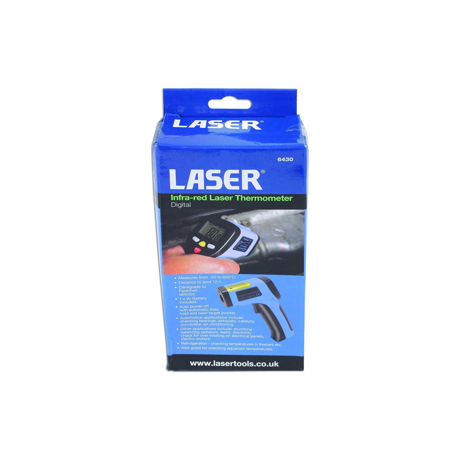 Laser Digital Infrared Thermometer - with MIN/MAX Data Function 6430