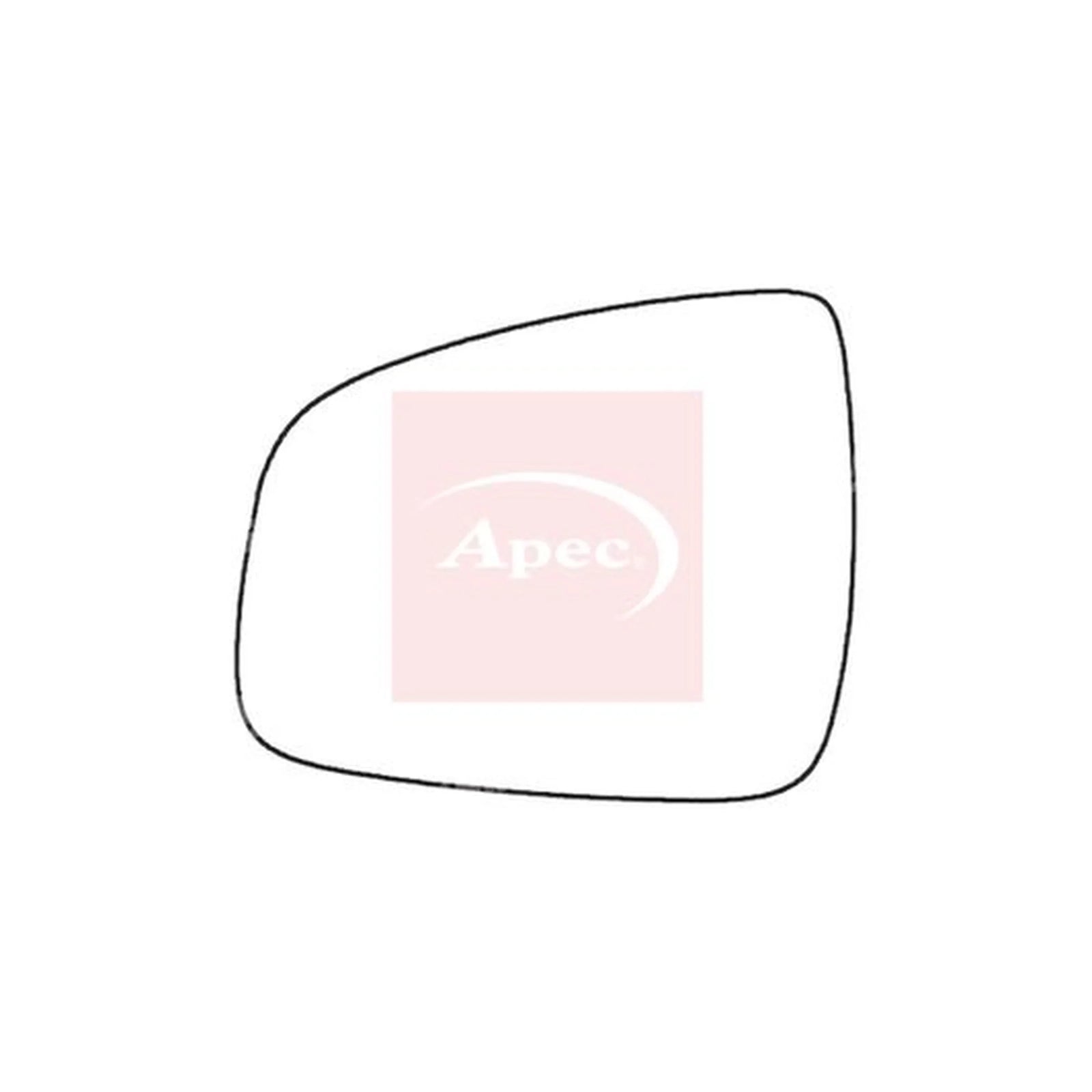 Apec Exterior Wing Mirror Glass Left AMS2093