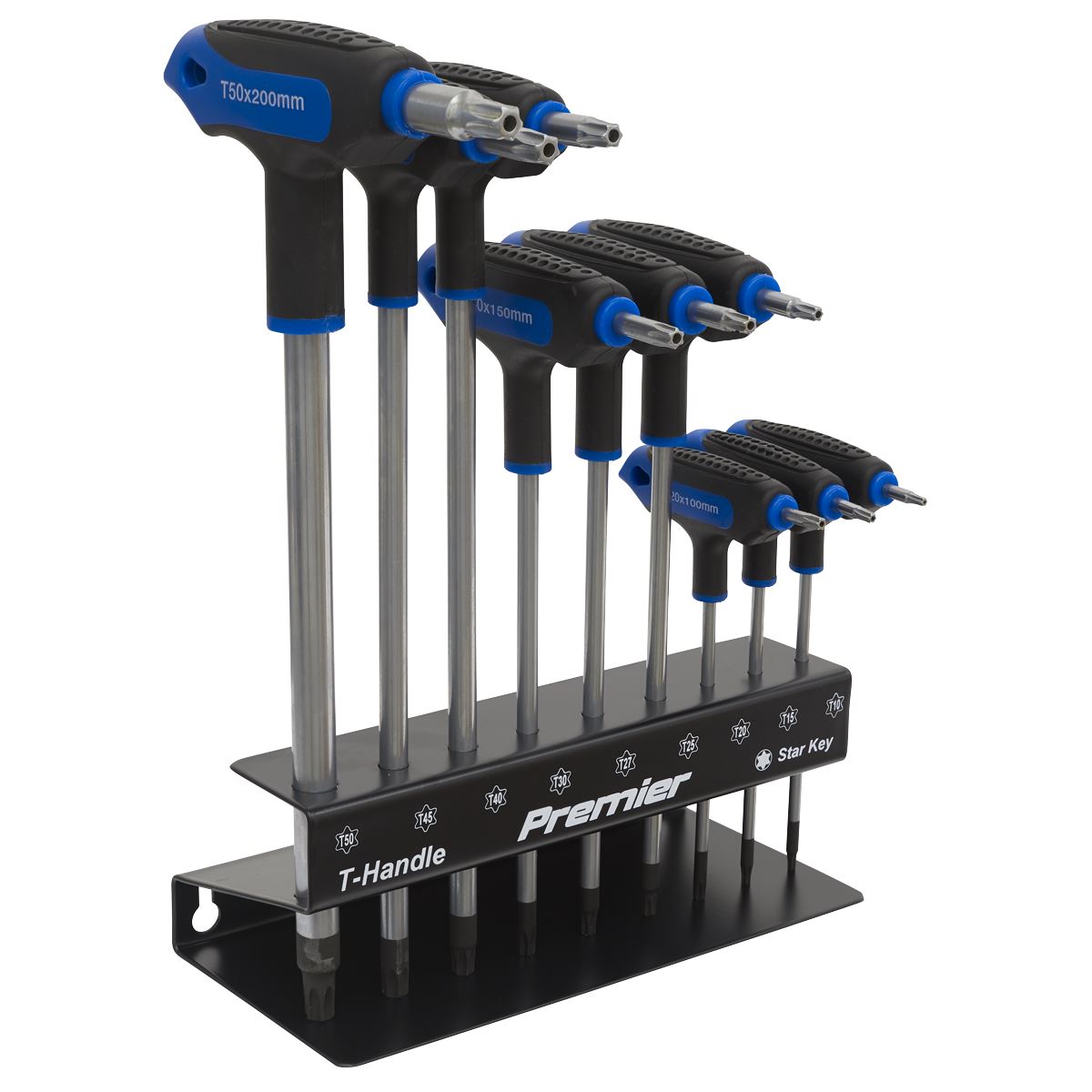 Sealey TRX-Star* Key Set 9pc T-Handle AK7196