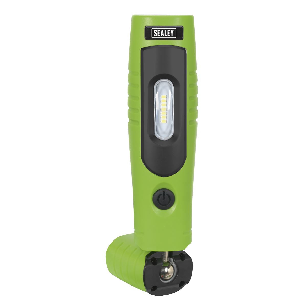 Sealey Green Rechargeable 360° Inspection Lamp 7 SMD+3W LED Lithium-ion