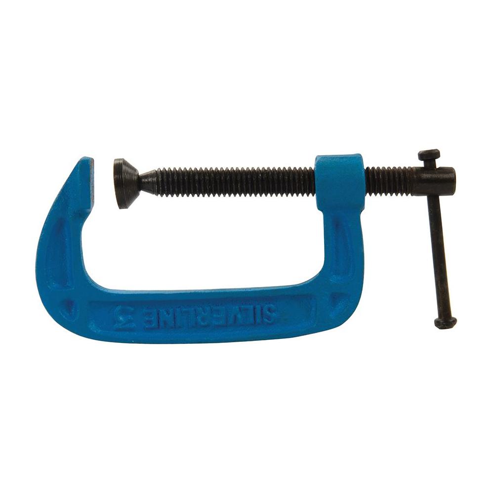 Silverline Light Duty G Clamp 75mm