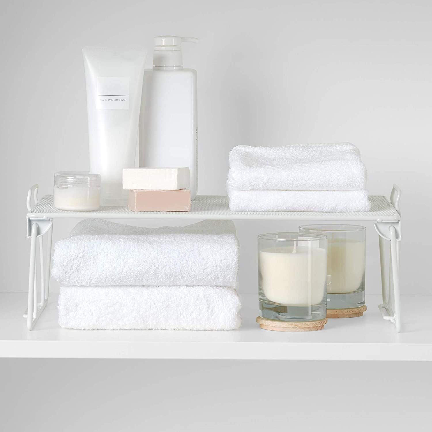 White Stackable Shelf 2092