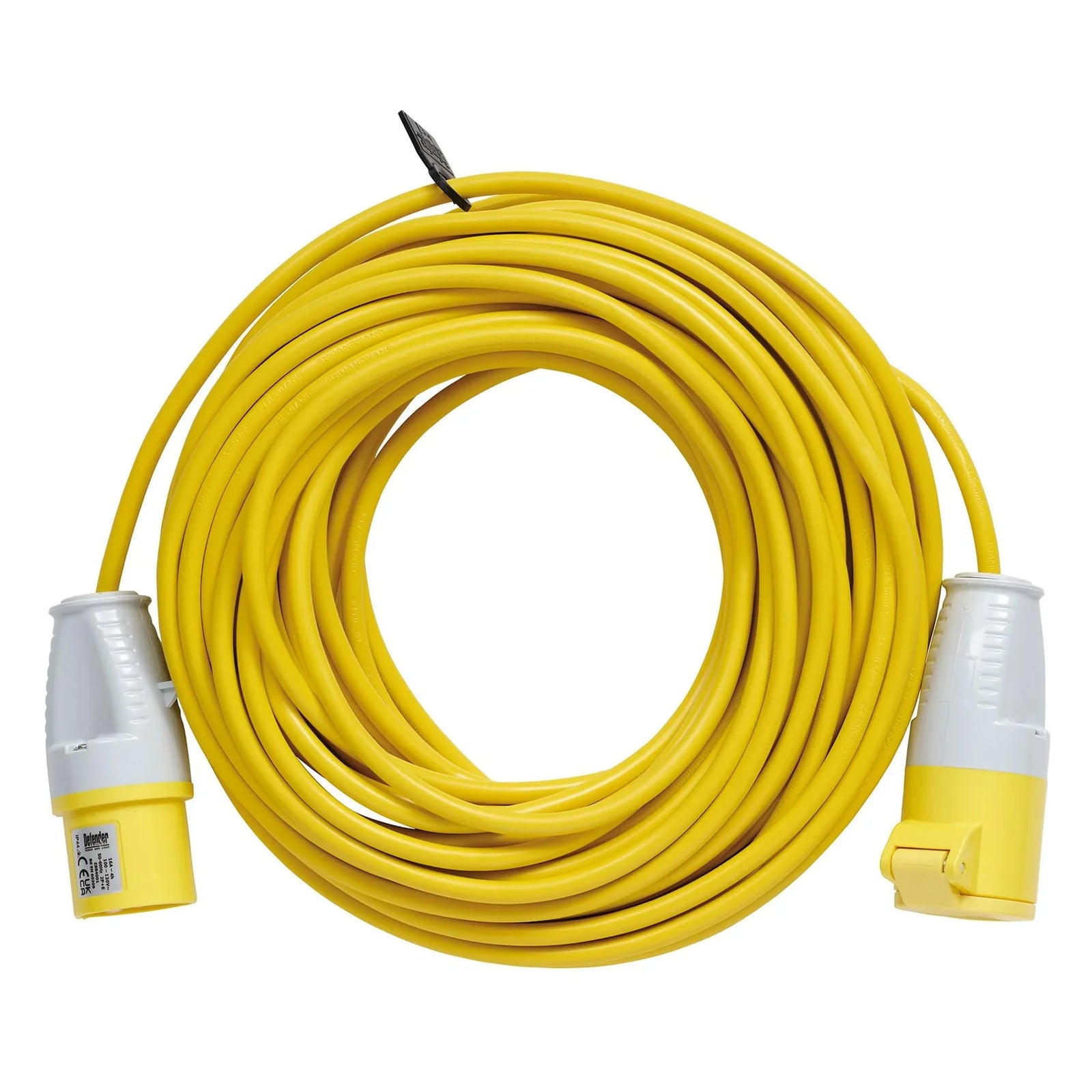 Defender Extension Lead 25m 110V 16A E85230 Yellow