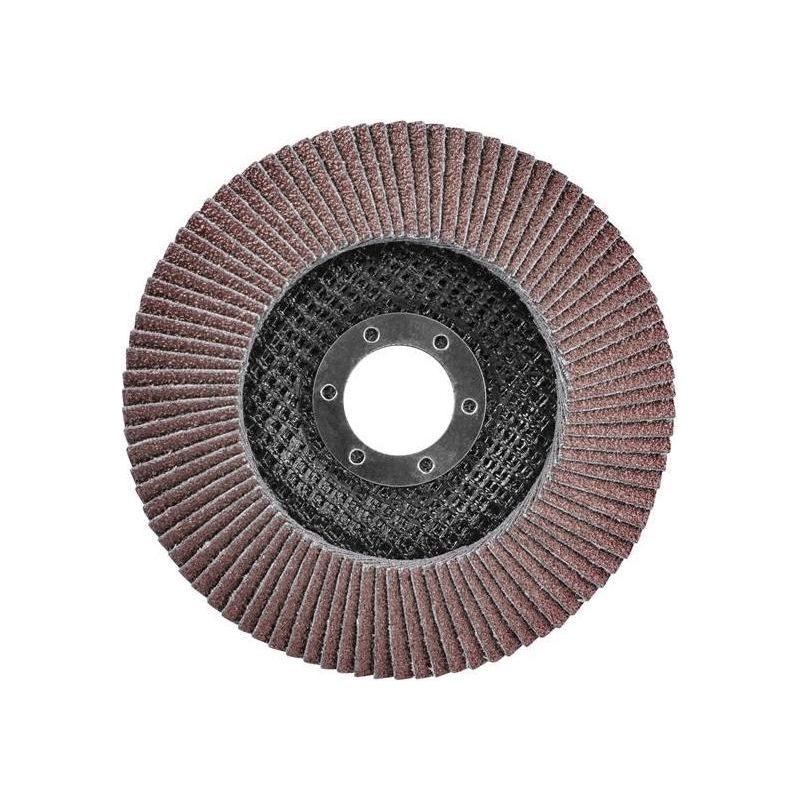 Faithfull Aluminium Oxide Flap Disc 125 x 22mm 80 Grit