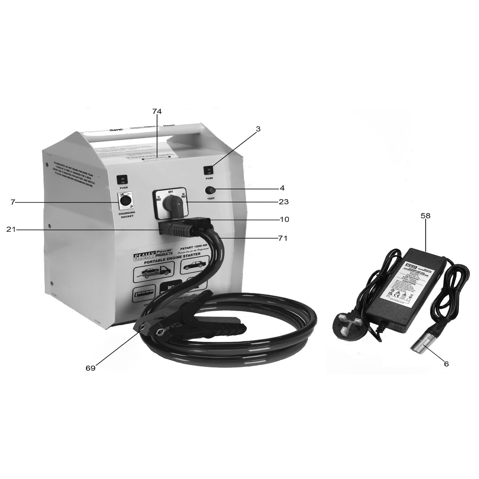 Sealey Reverse polarity indicator unit SP.10