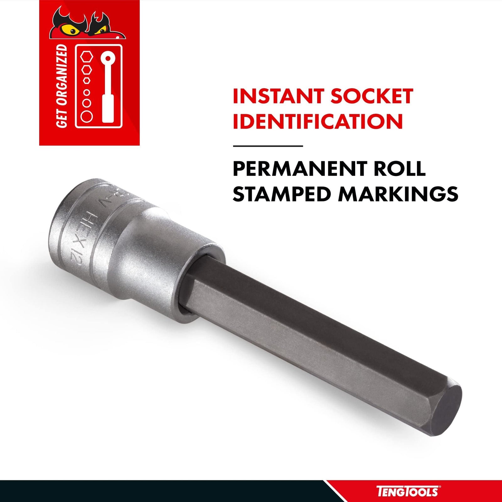 Teng Tools 3/4" Hex Bit Socket Metric 19mm