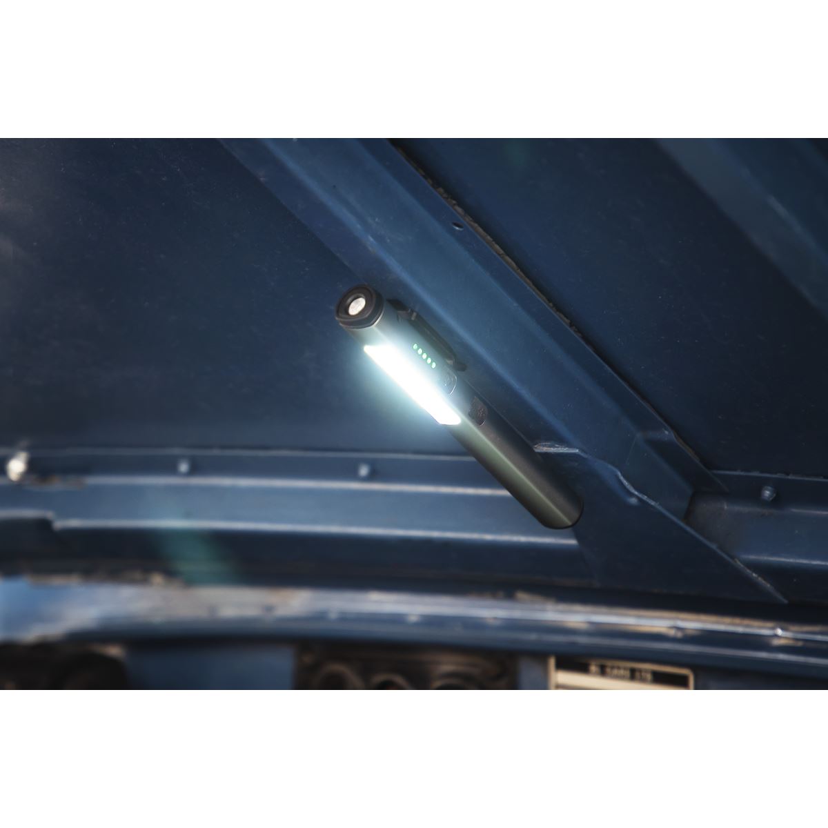 Sealey Penlight Torch with UV 5W COB & 3W SMD LED with Pointer Rechargeable