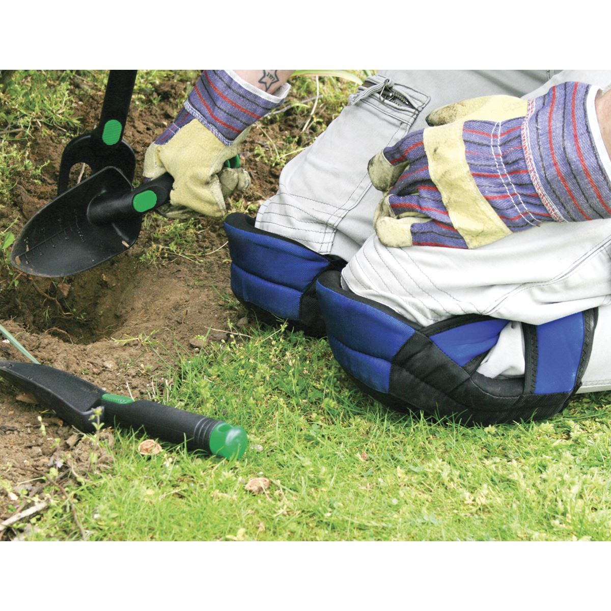 Sealey Heavy-Duty Double Gel Knee Pads Pair SSP63