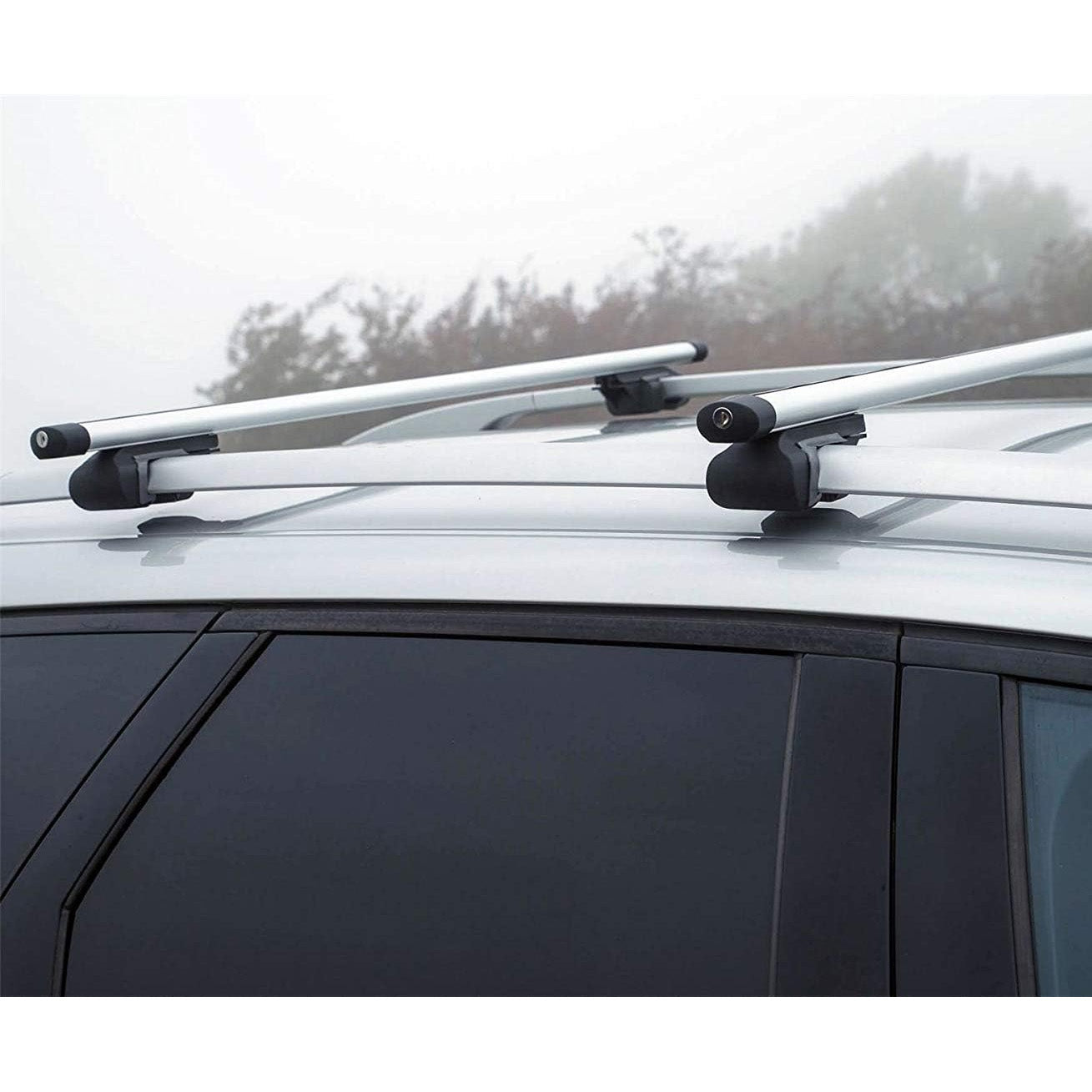 Summit Value Aluminium Roof Bars fits Volvo V70  2007-2016  Estate 5-dr with Raised Rails
