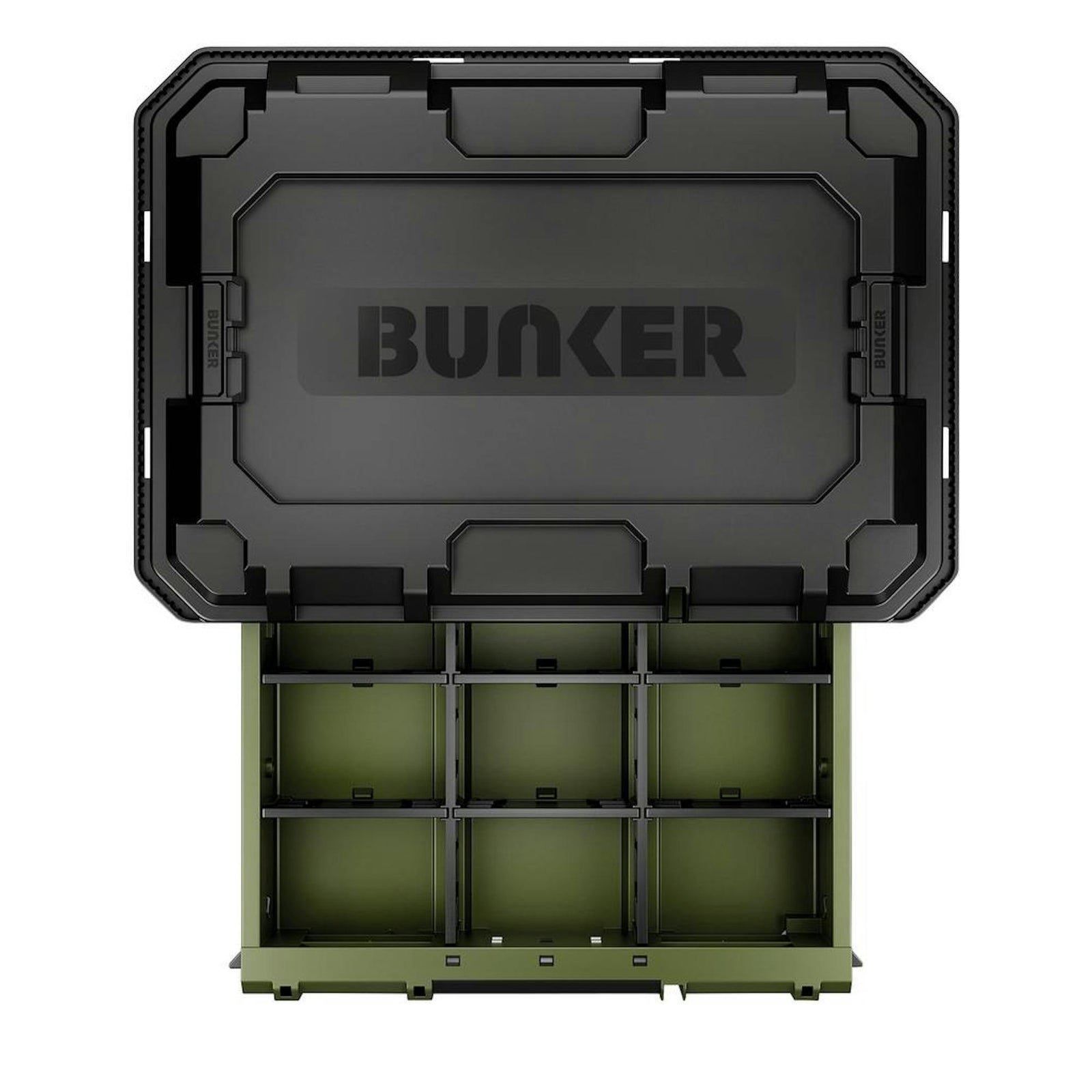 BUNKER Load-Up Stacking 2 Drawer Tool Box, 570mm - B600-2DTB