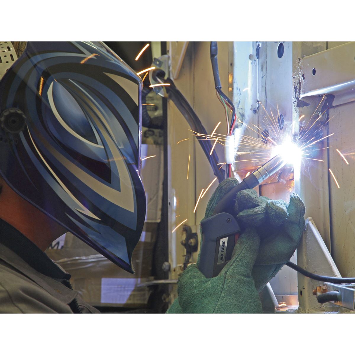 Sealey Professional MIG Welder 230A 230V with Binzelï Euro Torch SUPERMIG230