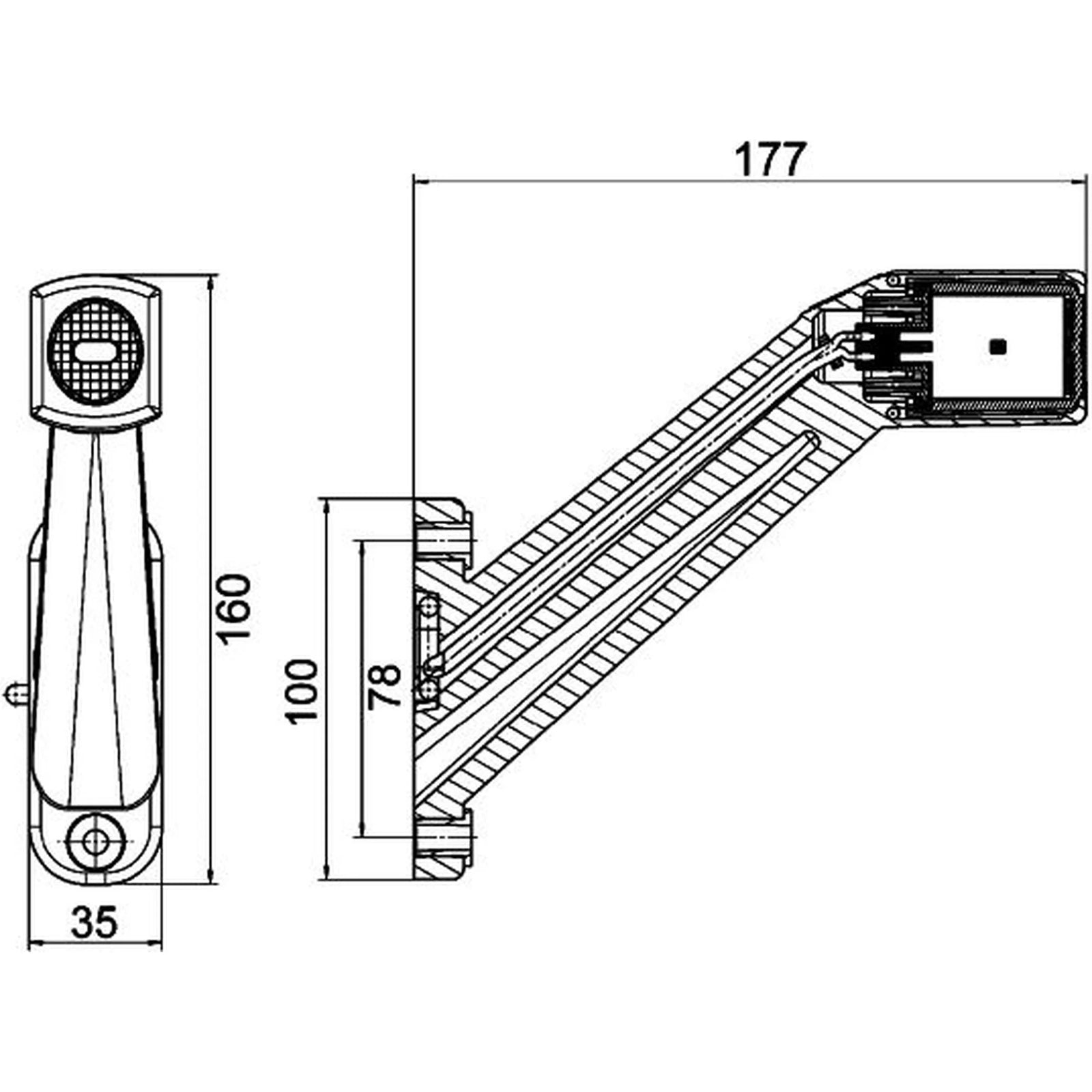 Hella Tail Light / Lamp LED Left 2VP 340 964-111