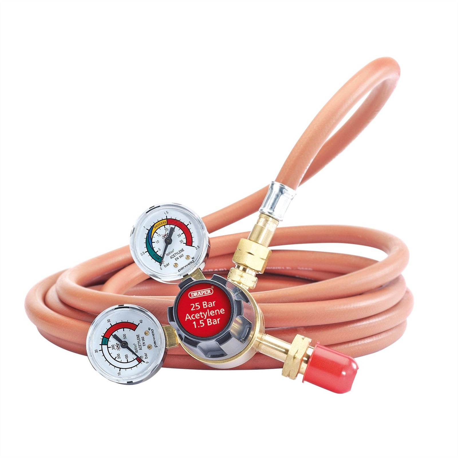 Draper Acetylene Regulator, 25 Bar 35008