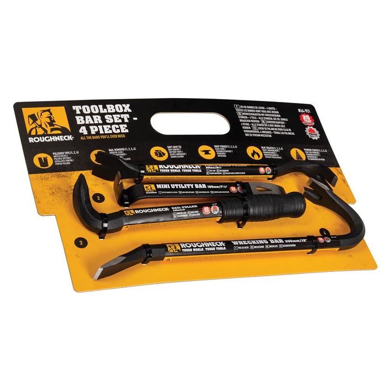 Roughneck Toolbox Bar Set, 4 Piece