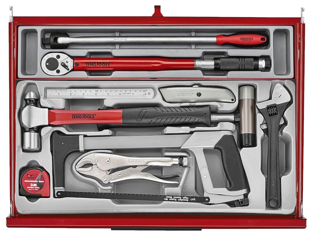 Teng Tools 53" PRO35™ Monster stack tool kit 1295 pieces red