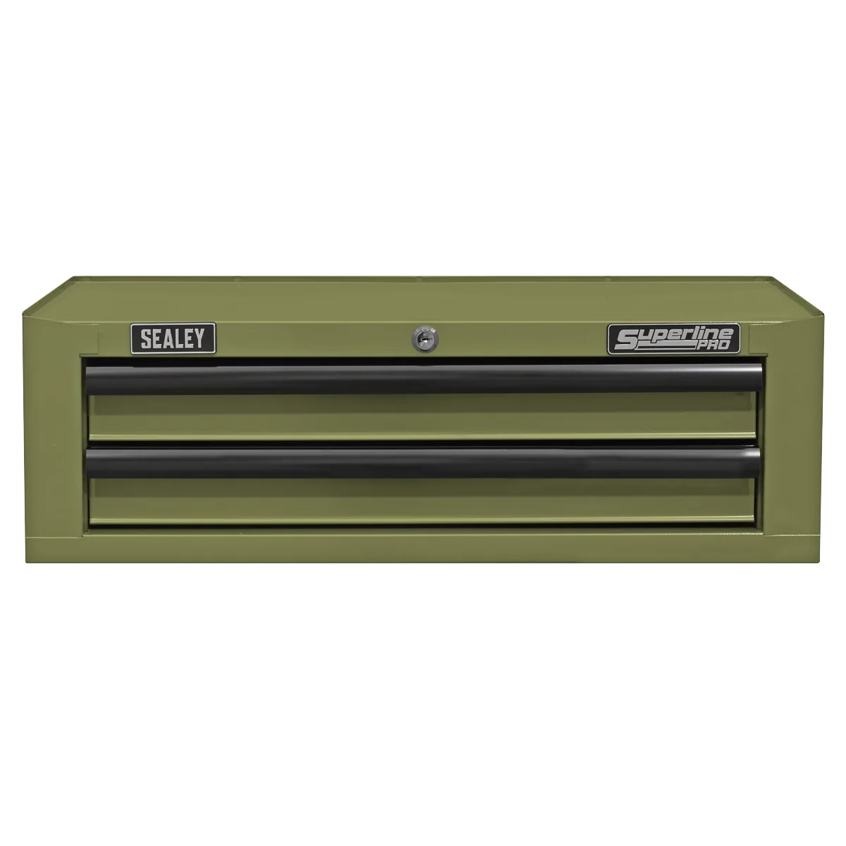 Sealey Mid-Box Tool Chest 2 Drawer - Khaki, 670x440x210mm