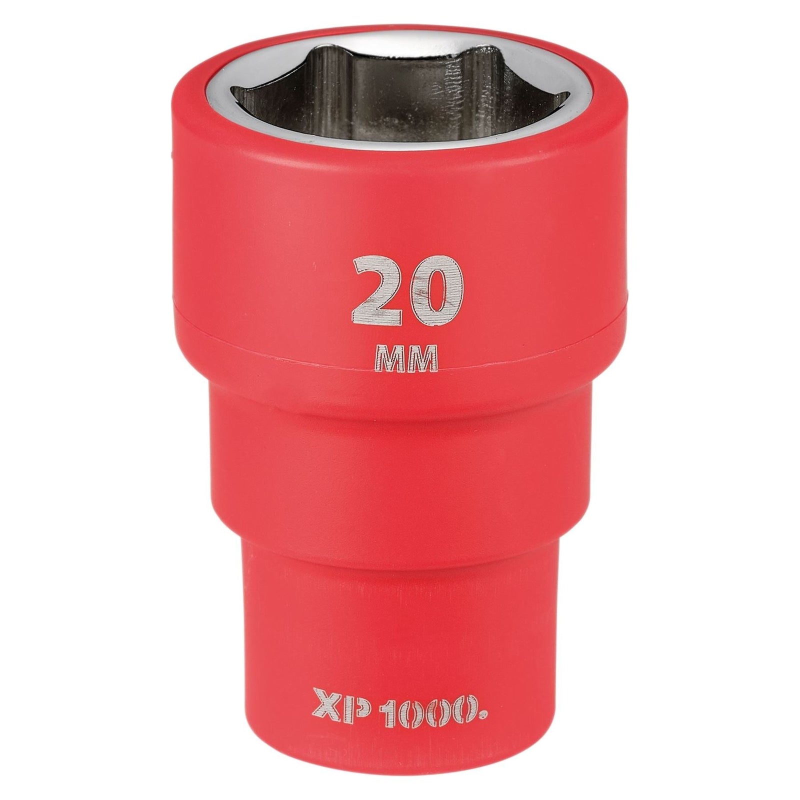 Draper XP1000 VDE Socket, 3/8" Sq. Dr., 20mm