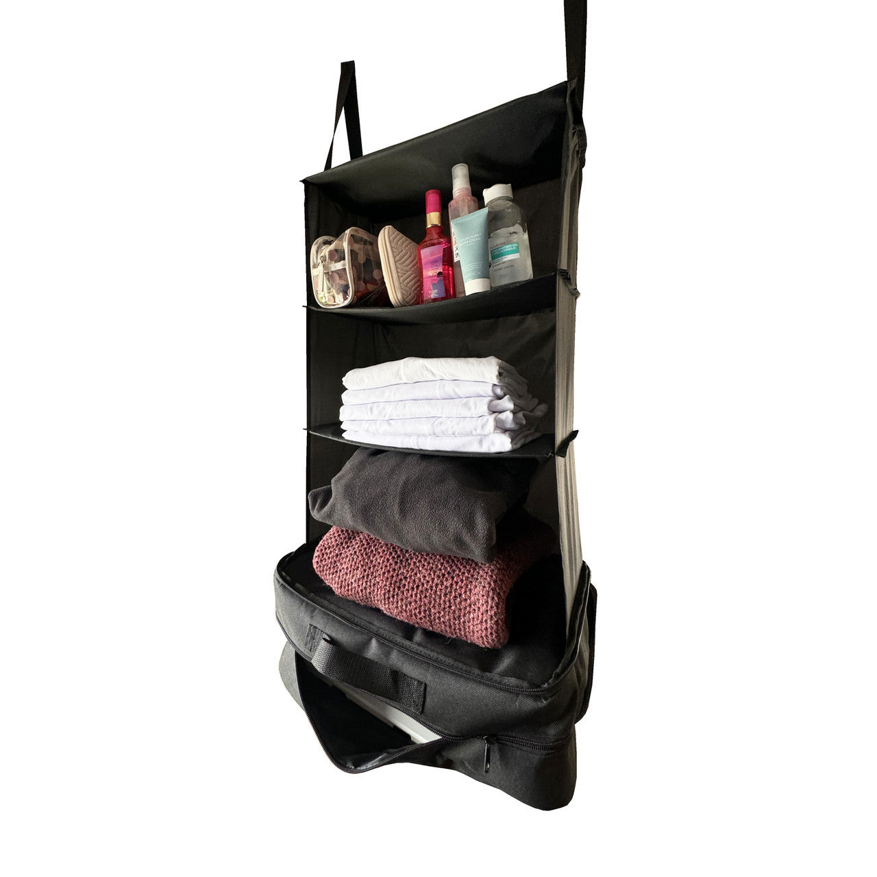 Olpro Camping Organiser with Shelves and Storage Bag