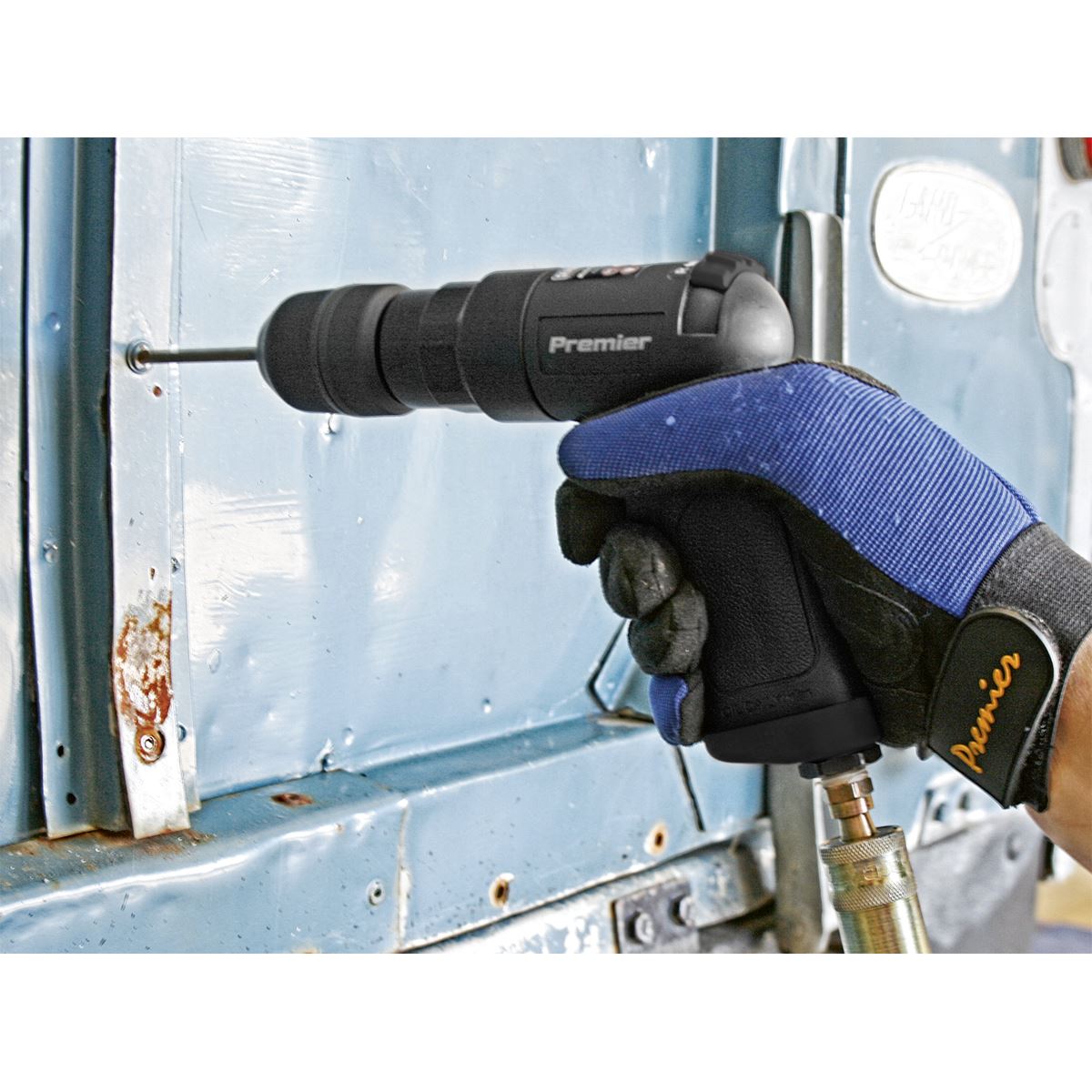 Sealey Air Pistol Drill 10mm with Keyless Chuck Composite Premier SA620