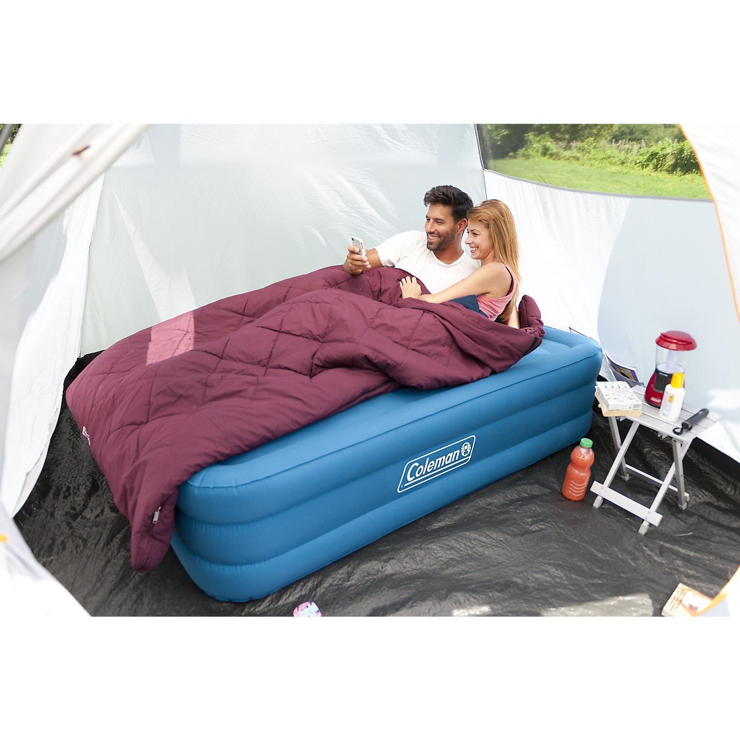 New Coleman Extra Durable Raised Double Airbed Camping