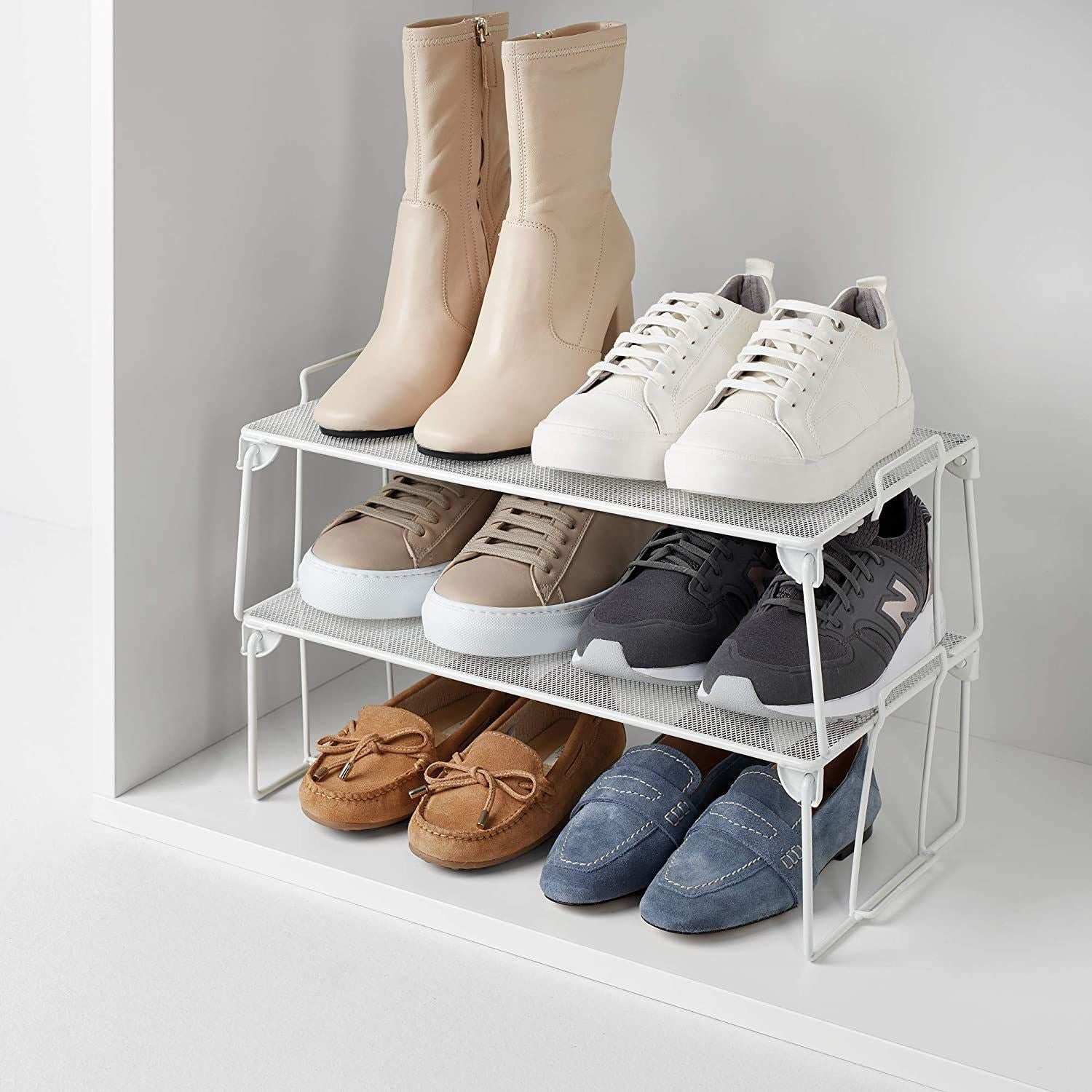 White Stackable Shelf 2092