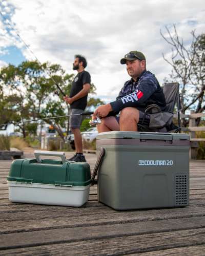 myCOOLMAN 20L Portable Fridge/Freezer – Single Zone – 12/24V DC + 240V AC – Compact & Lightweight