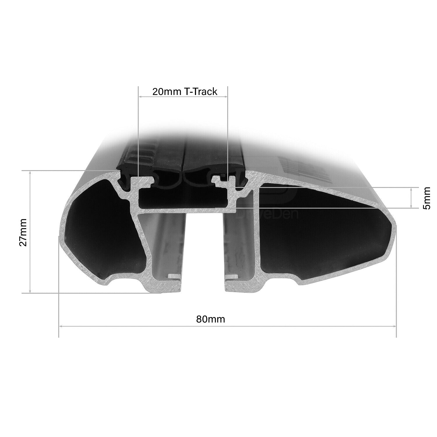 Thule WingBar Evo Roof Bars Black fits Renault Trafic Van 2007-2014 5-dr with Fixed Points, with High Roof