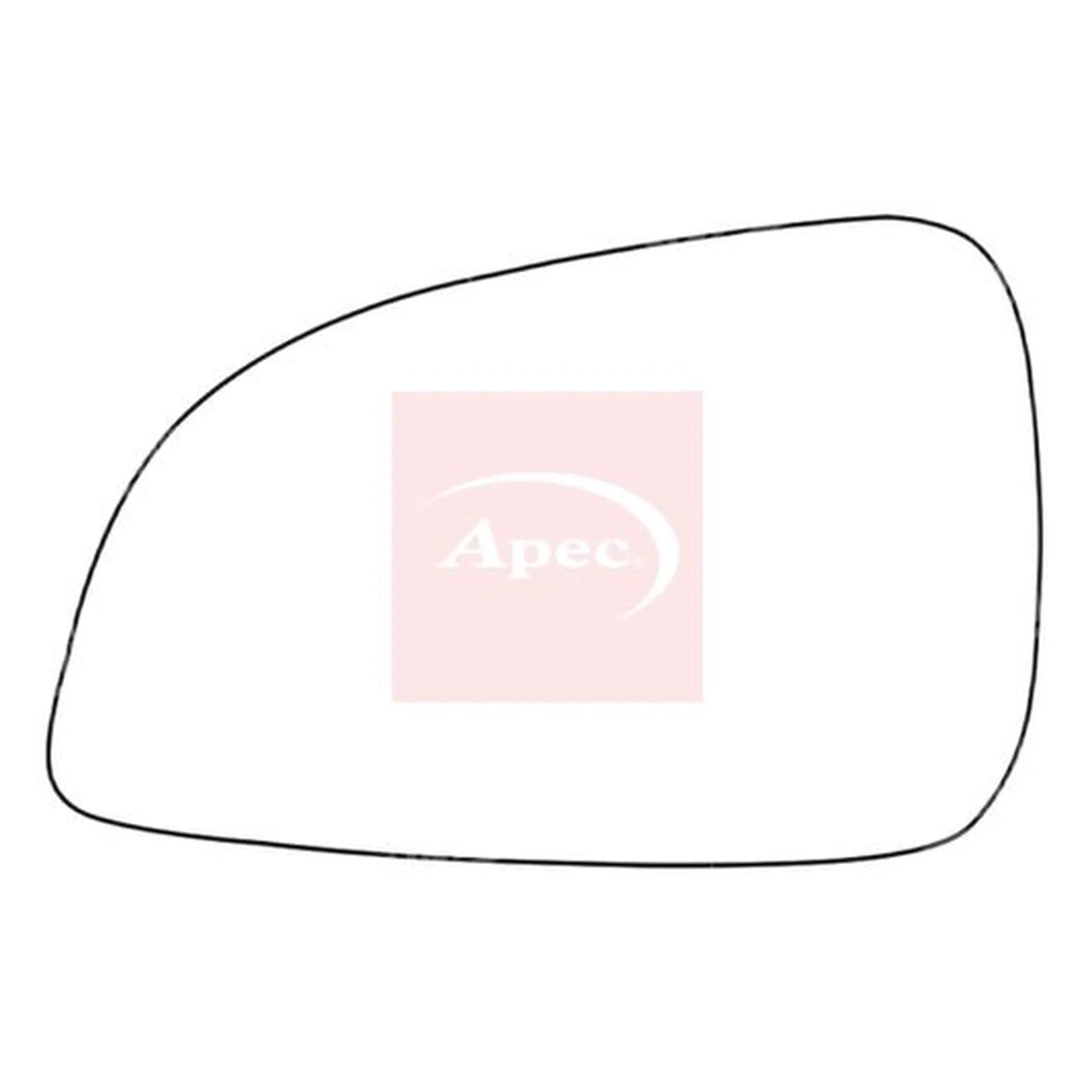 Apec Exterior Wing Mirror Glass Left AMS2157