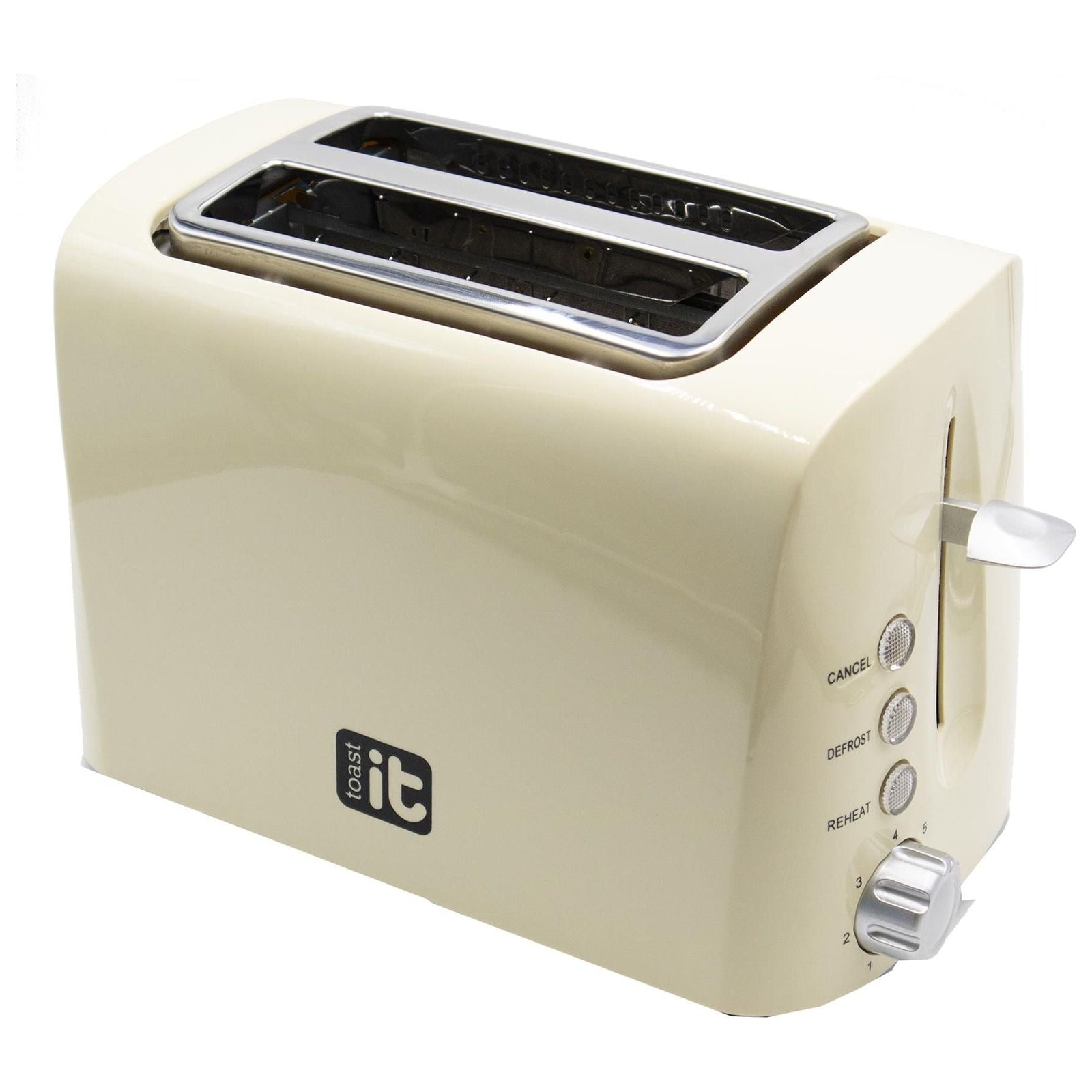 Toast It Cream 240V / 950W Low Wattage Toaster