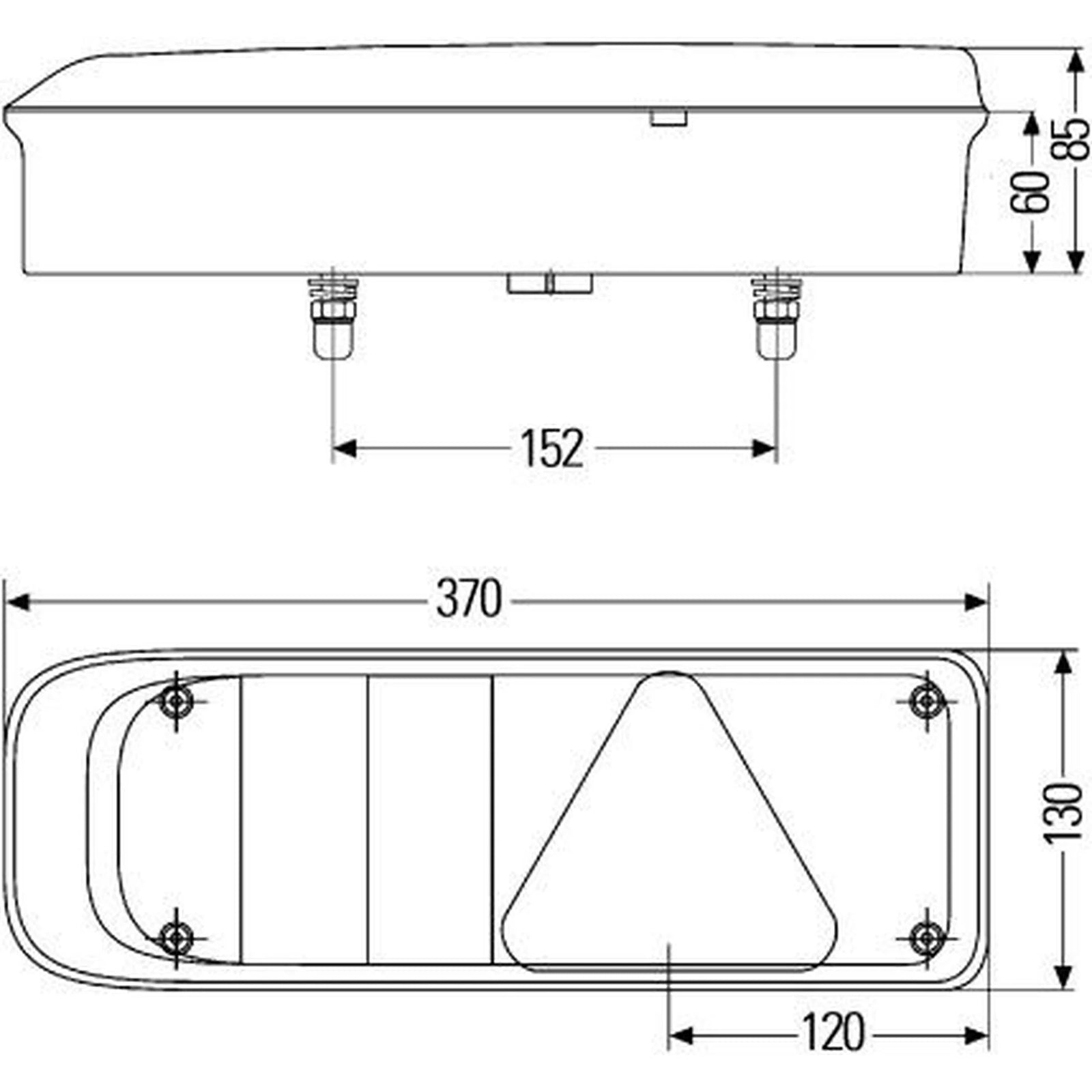 Hella Tail Light / Lamp P21W Left 2VP 340 930-031