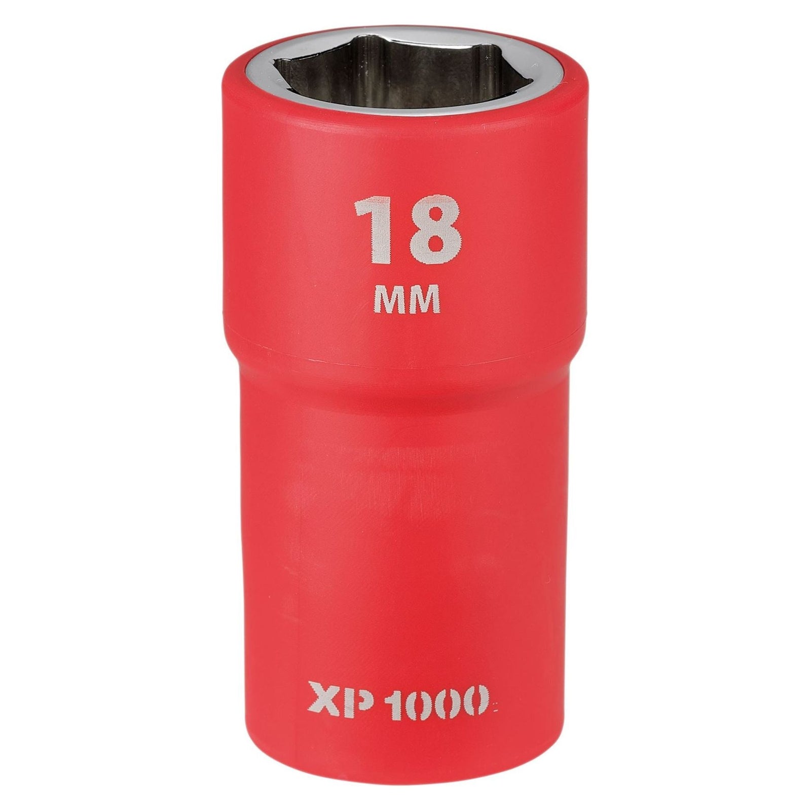 Draper XP1000 VDE Socket, 1/2" Sq. Dr., 18mm