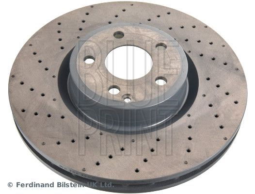 Blue Print 2 x Perforated 342mm Brake Disc ADBP430055