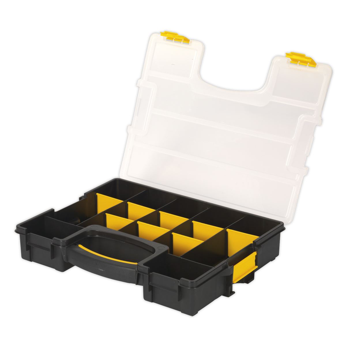 Sealey Tool Box Organiser Stackable Storage Case Parts Tray Fixings Toolbox