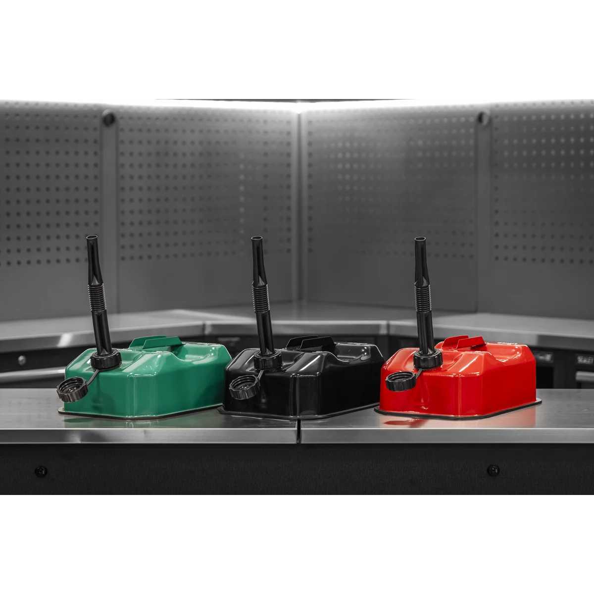 Sealey 5L Green Jerry Can JC5RG for Fuel Storage