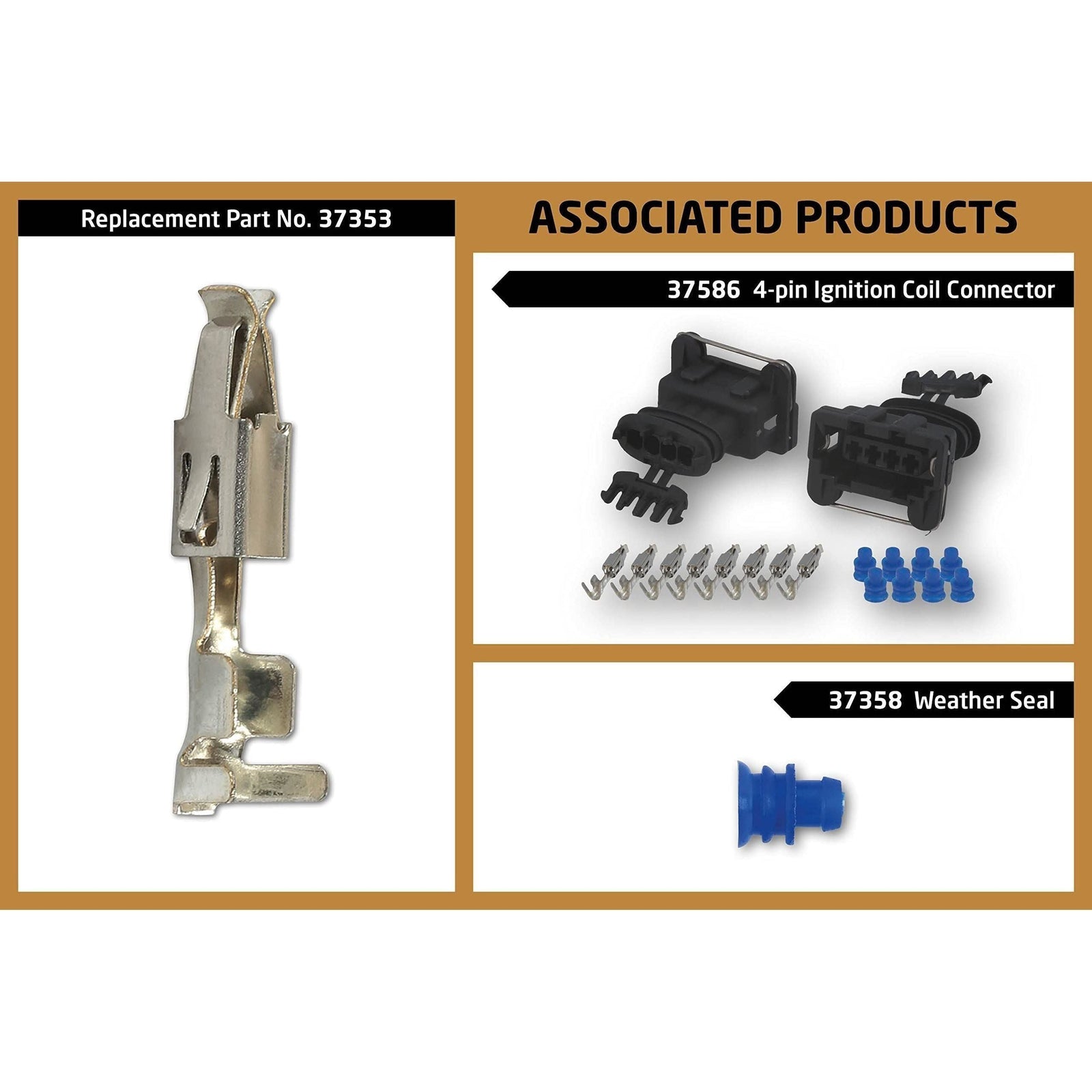 Tool Connection for Peugeot Electrical Ignition Coil Connector 18pc 37586