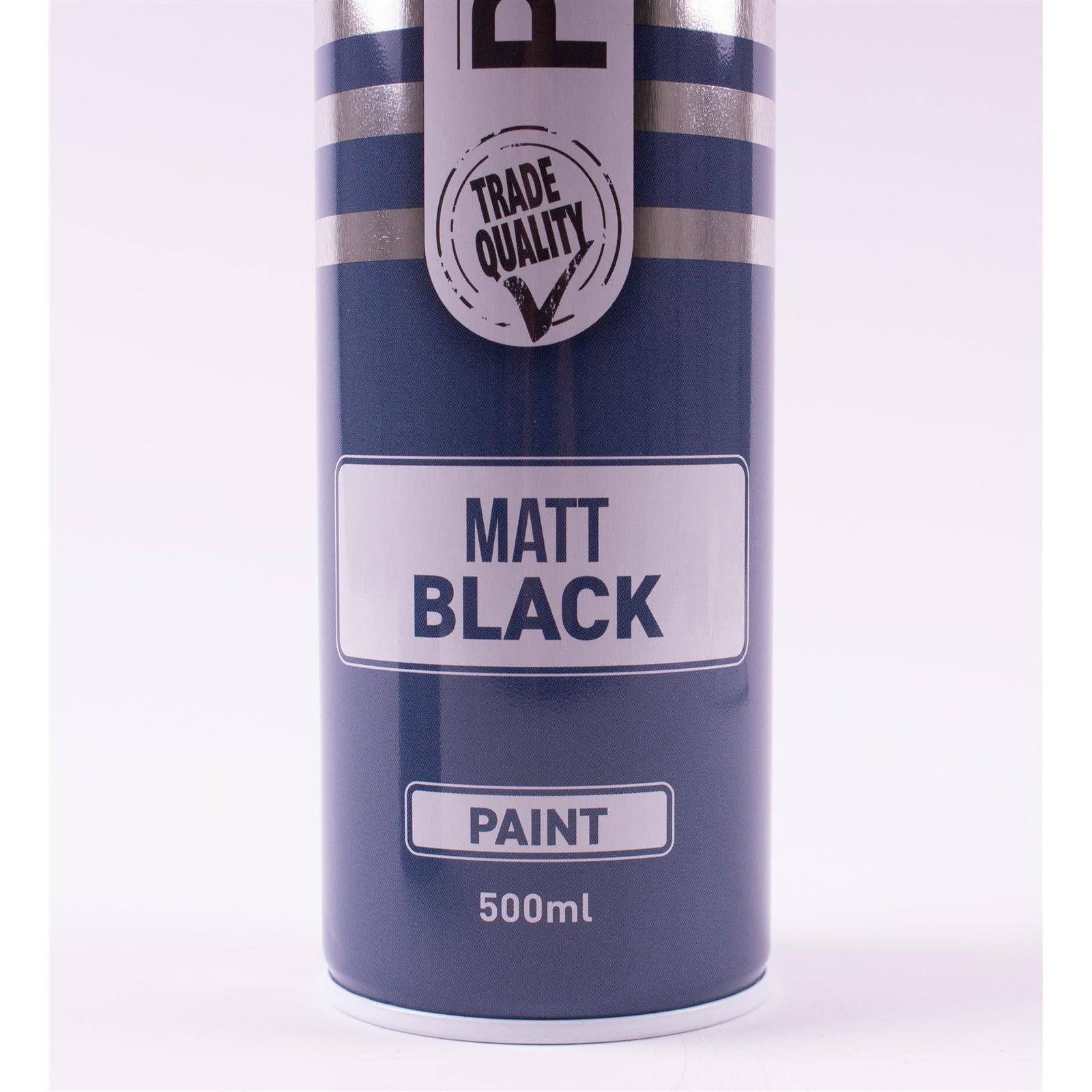 6x PMA Professional Matt Black 500ml Spray Paint High Coverage